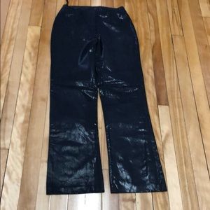 Vintage real leather pants